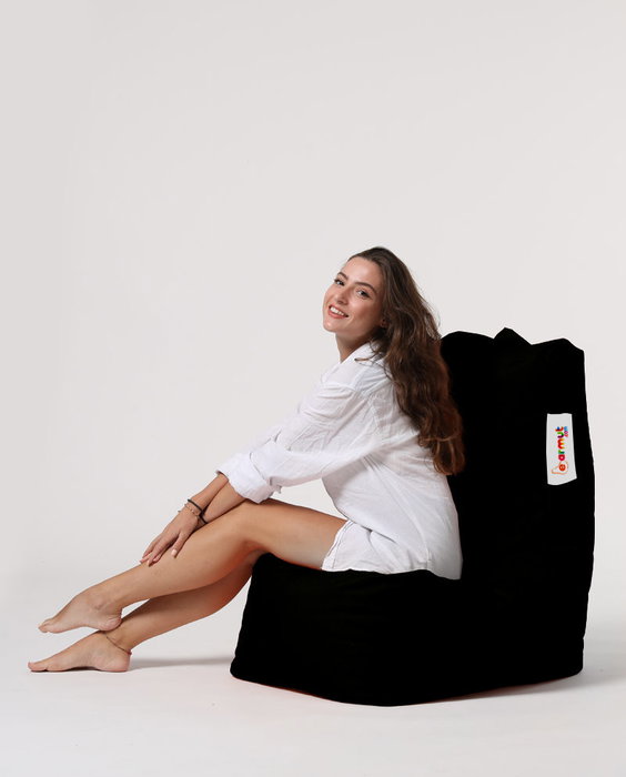 Atelier Del Sofa Puf de Jardín Diamond - Negro